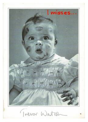Sevimli Bebek Büyük Boy Kartpostal KRT9208 - 1
