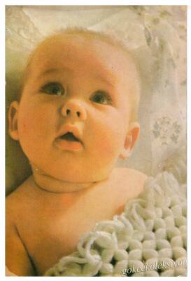 Sevimli Bebek Kartpostal KRT2296 - 1