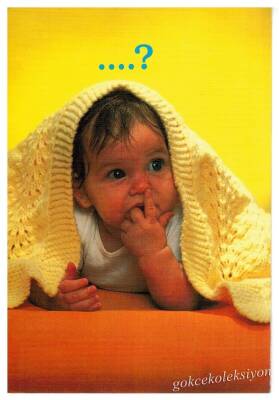 Sevimli Bebek Kartpostal KRT2298 - 1