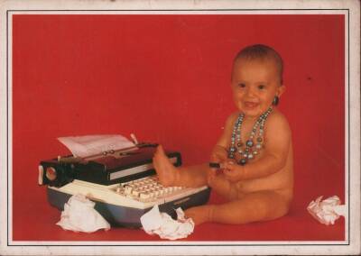 Sevimli Bebek Kartpostal KRT2303 - 1