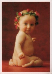 Sevimli Bebek Kartpostalı KRT2330 - Gökçekoleksiyon