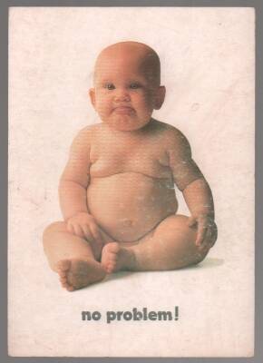 Sevimli Bebek Orta Boy Kartpostal KRT5145 - 1
