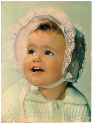 Sevimli Bebek Orta Boy Kartpostal KRT5256 - Gökçekoleksiyon