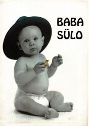 Sevimli Bebek Temalı Büyük Boy Kartpostal KRT5700 - Gökçekoleksiyon