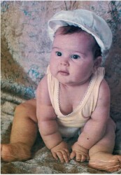 Sevimli Bebek Temalı Büyük Boy Kartpostal KRT5710 - Gökçekoleksiyon