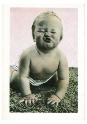 Sevimli Bebek Temalı Kartpostal KRT9625 - 1