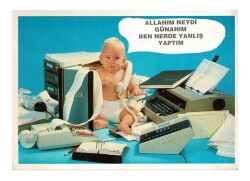 Sevimli Bebek Temalı Kartpostal KRT9632 - Gökçekoleksiyon