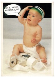 Sevimli Bebek Temalı Kartpostal KRT9651 - Gökçekoleksiyon