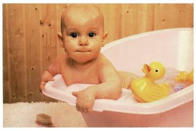 Sevimli Bebek Temalı Kartpostal KRT9664 - 1