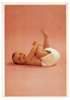 Sevimli Bebek Temalı Kartpostal KRT9667 - 1