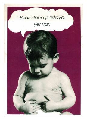 Sevimli Bebek Temalı Kartpostal KRT9680 - 1