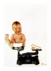 Sevimli Bebek Temalı Kartpostal KRT9685 - Gökçekoleksiyon