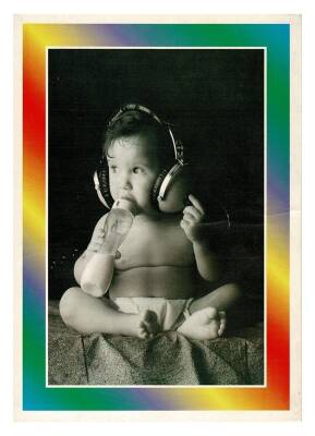 Sevimli Bebek Temalı Kartpostal KRT9691 - 1