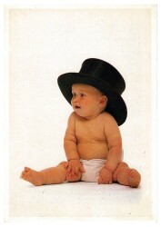 Sevimli Bebek Temalı Kartpostal KRT9696 - Gökçekoleksiyon