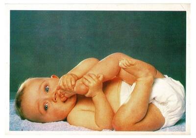 Sevimli Bebek Temalı Kartpostal KRT9699 - 1