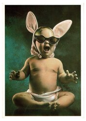 Sevimli Bebek Temalı Kartpostal KRT9700 - Gökçekoleksiyon