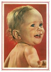 Sevimli Bebek Temalı Kartpostal KRT9713 - Gökçekoleksiyon