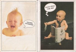 Sevimli Bebekler 2li Kartpostal KRT10331 - 2
