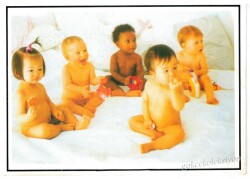 Sevimli Bebekler Kartpostal KRT2319 - Gökçekoleksiyon