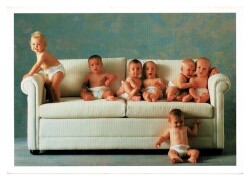 Sevimli Bebekler Temalı Kartpostal KRT9637 - Gökçekoleksiyon