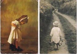Sevimli Çocuk 2li Kartpostal KRT10338 - 2