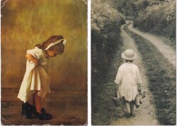 Sevimli Çocuk 2li Kartpostal KRT10338 - 1