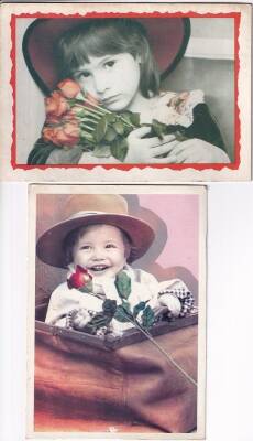 Sevimli Çocuk 2li Kartpostal KRT10343 - 2