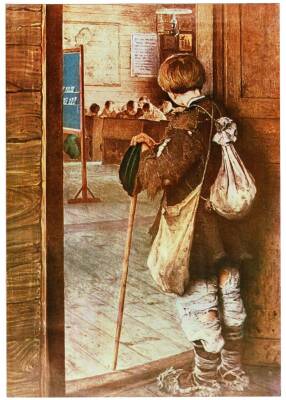 Sevimli Çocuk Büyük Boy Kartpostal KRT9090 - 1