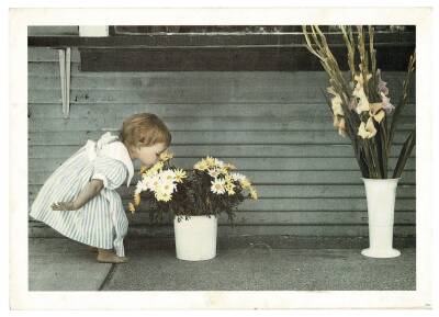Sevimli Çocuk Büyük Boy Kartpostal KRT9210 - 1