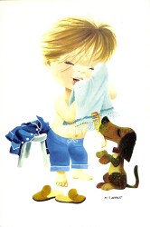 Sevimli Çocuk Kartpostal KRT17249 - Gökçekoleksiyon