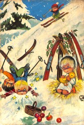 Sevimli Çocuk Kartpostal (Küçük Boy) KRT22784 - Gökçekoleksiyon