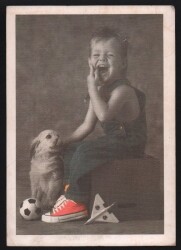 Sevimli Çocuk Orta Boy Kartpostal KRT5146 - Gökçekoleksiyon