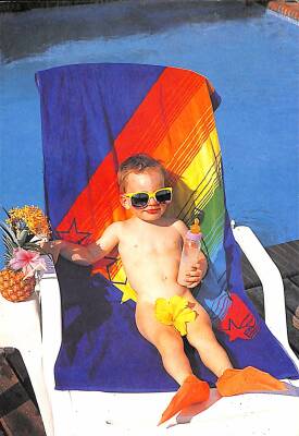 Sevimli Çocuk Temalı Kartpostal KRT2341 - 1