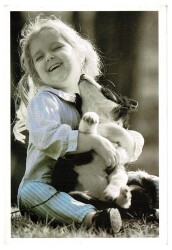 Sevimli Çocuk Temalı Kartpostal KRT9608 - Gökçekoleksiyon