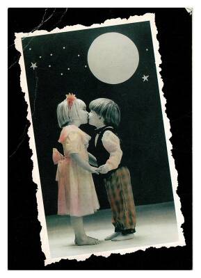 Sevimli Çocuk Temalı Kartpostal KRT9612 - 1