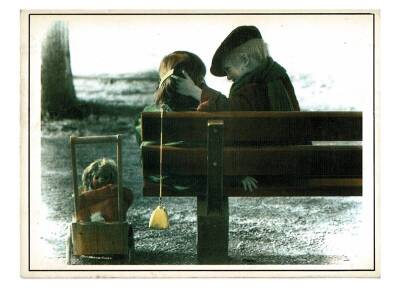 Sevimli Çocuk Temalı Kartpostal KRT9622 - 1
