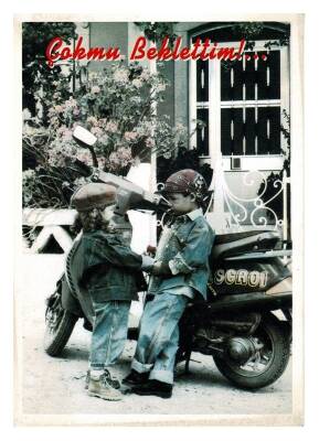 Sevimli Çocuk Temalı Kartpostal KRT9623 - 1