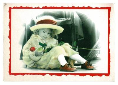 Sevimli Çocuk Temalı Kartpostal KRT9630 - 1