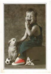 Sevimli Çocuk Temalı Kartpostal KRT9646 - Gökçekoleksiyon