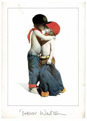 Sevimli Çocuklar Büyük Boy Kartpostal KRT9201 - 1