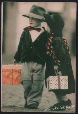 Sevimli Çocuklar Kartpostal KRT2286 - 1