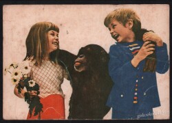 Sevimli Çocuklar Kartpostalı KRT2393 - Gökçekoleksiyon