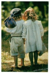 Sevimli Çocuklar Kartpostalı KRT2404 - Gökçekoleksiyon