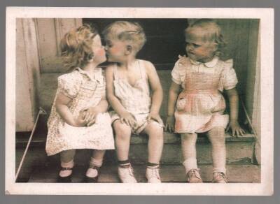 Sevimli Çocuklar Orta Boy Kartpostal KRT5114 - 1
