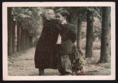 Sevimli Çocuklar Orta Boy Kartpostal KRT5125 - 1