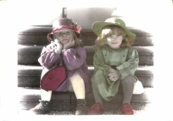 Sevimli Çocuklar Temalı Büyük Boy Kartpostal KRT18893 - Gökçekoleksiyon