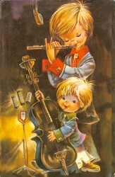 Sevimli Çocuklar Temalı Kartpostal KRT17280 - Gökçekoleksiyon