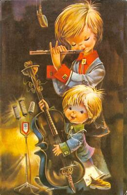 Sevimli Çocuklar Temalı Kartpostal KRT17280 - 1