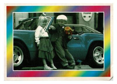 Sevimli Çocuklar Temalı Kartpostal KRT9703 - 1