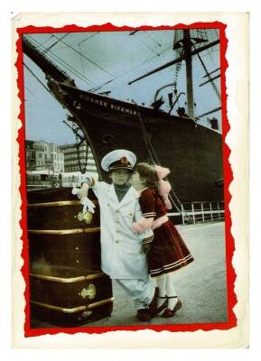 Sevimli Çocuklar Temalı Kartpostal KRT9711 - 1